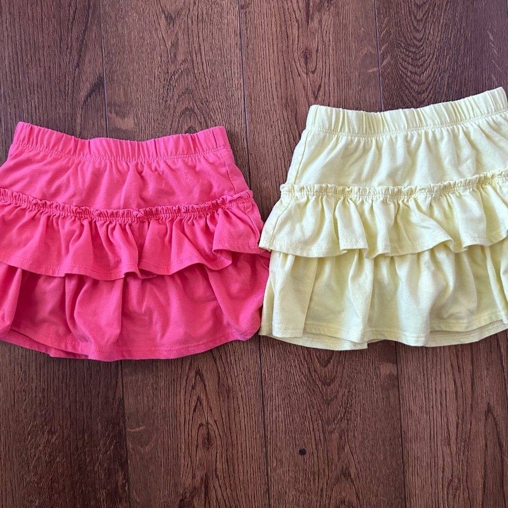 Garanimals Pink and Yellow Ruffled Skirt Set
